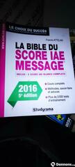 Concours IAE score message 2016