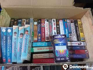 Cassettes VHS films