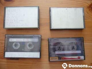 Anciennes cassettes audio