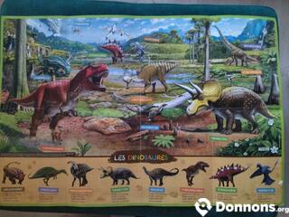 Poster dinosaures et magnets