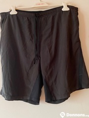 TL/XL, short sport Nike Dry Fit, noir