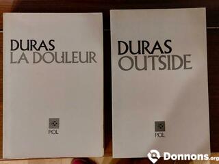 2 livres de Marguerite Duras