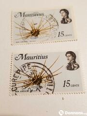 Lot 2 Timbres île Maurice