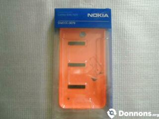 Coque pour Nokia 635 couleur orange jamais utilisé