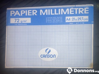 Pochette papier millimétré