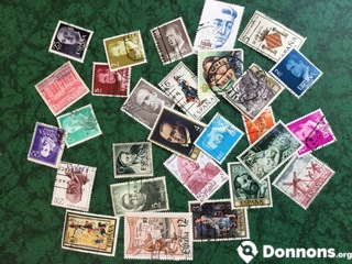 Lot unique timbres Espagne