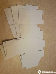 Carton blanc pour faire cubes ou paquet cadeau