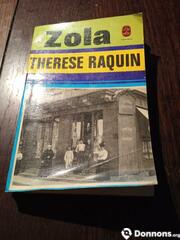 Livre Therese Raquin d'Emile Zola