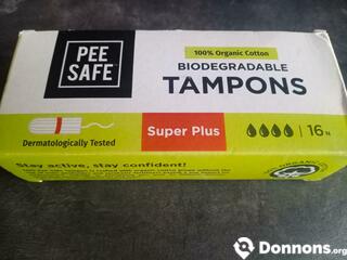 Tampons biodegradables