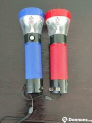 2 Lampes torches rechargeables