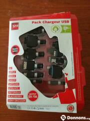 Pack chargeurs U. S B