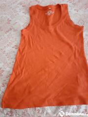 T-shirt orange mixte S