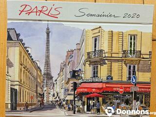 Semainier Paris aquarelles (2020)