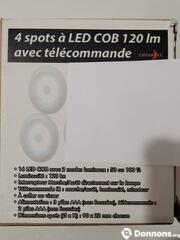 2 spots à led COB 120 lm