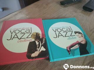 Lot livres vocal Jazz