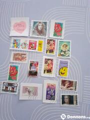 Lot timbres France 2023