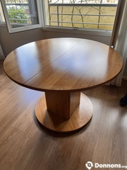 Table en bois à rallonge
