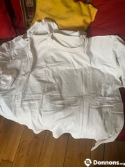 3 T-shirt blanc