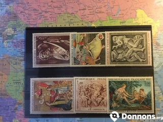 Lot unique 6 timbres neufs