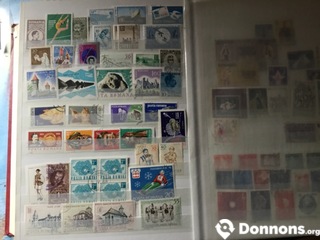 Feuille page timbres Roumanie