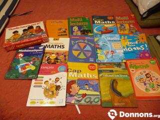 Lot de livres scolaires