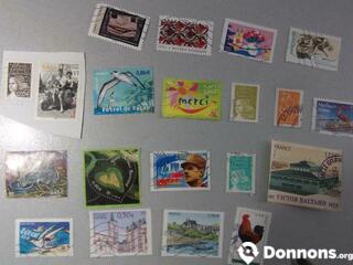 Lot timbres français