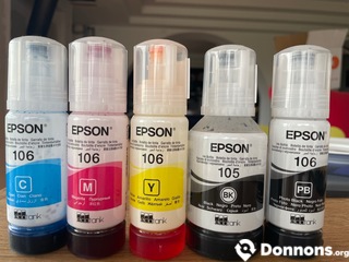 Cartouches d'encre imprimante EPSON Ecotank