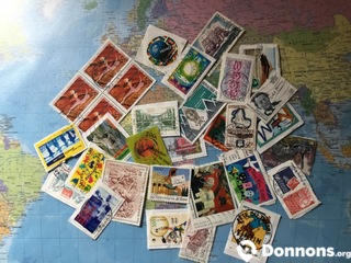 Lot unique timbres France du 11avr