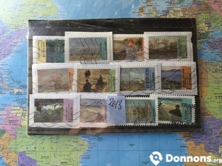 Série timbres France 2013
