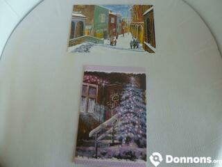 Cartes postale décors hiver