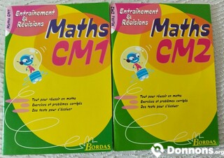 Cahiers d'entrainement et révisions Maths CM1 CM2