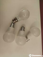 4 ampoules à baïonnette B22