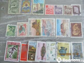 3 - Lot de 20 timbres Algérie oblitérés