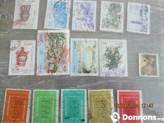 2 - lot de 15 timbres Algérie oblitérés
