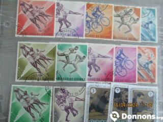 5 - Lot de 15 timbres République Guinée