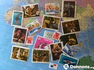 Lot unique timbres Panama
