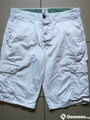 2 shorts hommes blancs