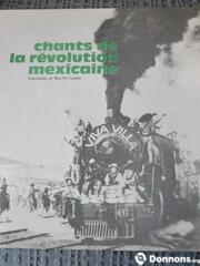 Disque 33 tours Chants de la Révolution mexicaine