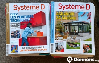 Lot de magazines SYSTEM D