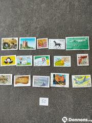 Lot de timbres français numéro 50