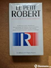 Dictionnaire langue française Le Petit Robert