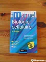 2 manuels biologie études supérieures DUNOD