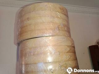 2 paniers vapeur bambou 30cm +2 paniers riz gluant