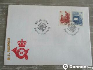 Envelope 1er jour - Europa-Danemark 1986