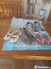 Lot chaussures fille T 32