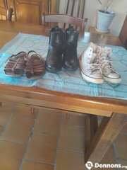 Lot chaussures fille T 36