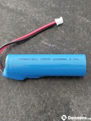 Photo Batterie au lithium de grande capacité 3.7v 18650