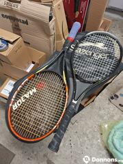 2 raquettes tennis
