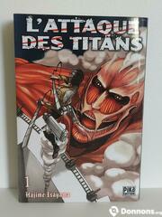 Lot mangas L'attaque des Titans