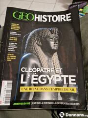 Geo histoire Cleopatre et Egypte